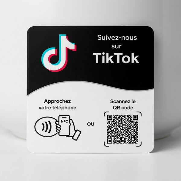 Carte NFC Tiktok