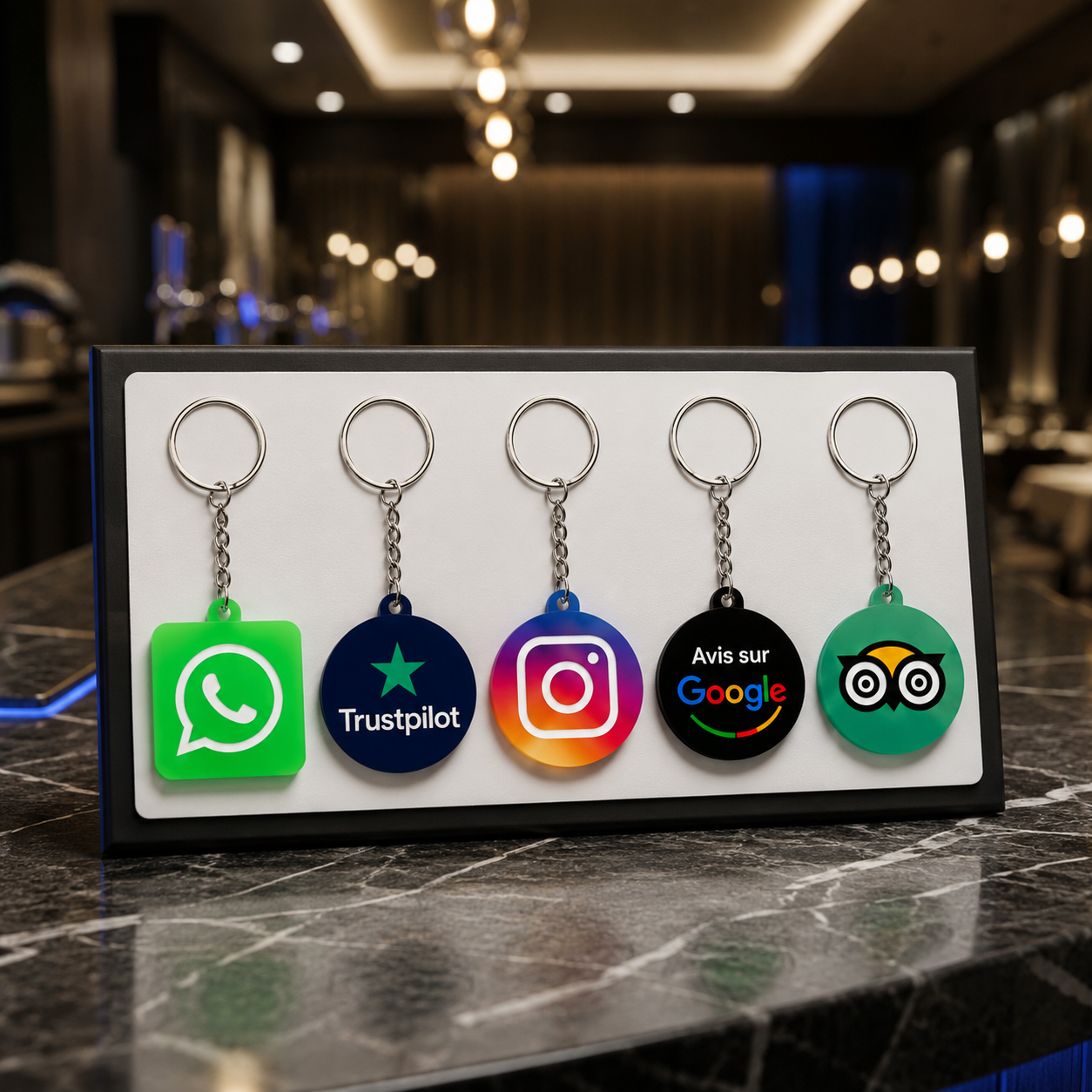 Porte-clés NFC personnalisé