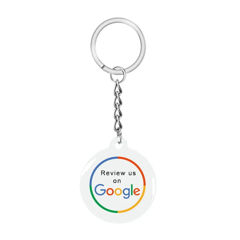 Porte-clés NFC personnalisé – Avis Google & Réseaux sociaux