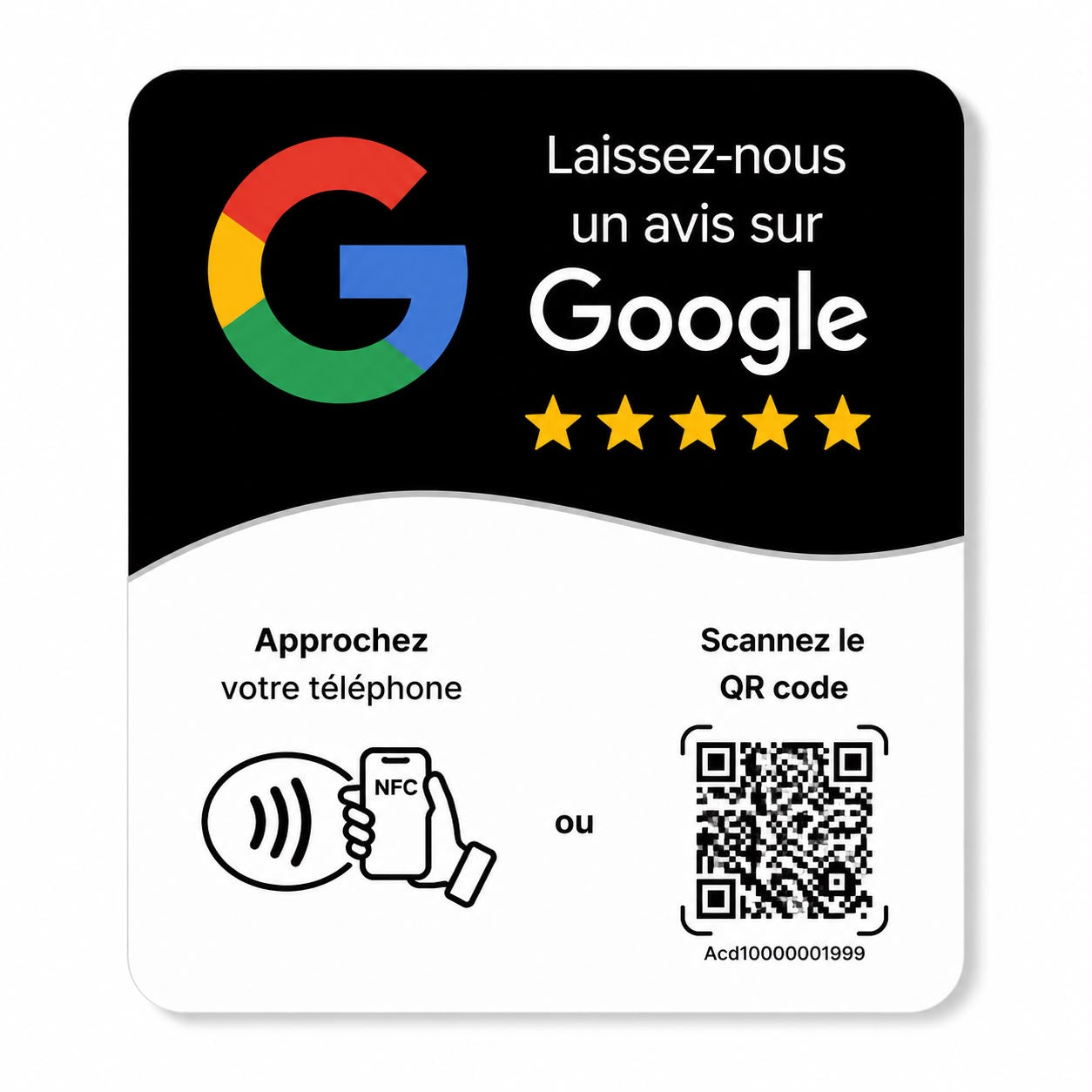 Cartes NFC Réseaux sociaux